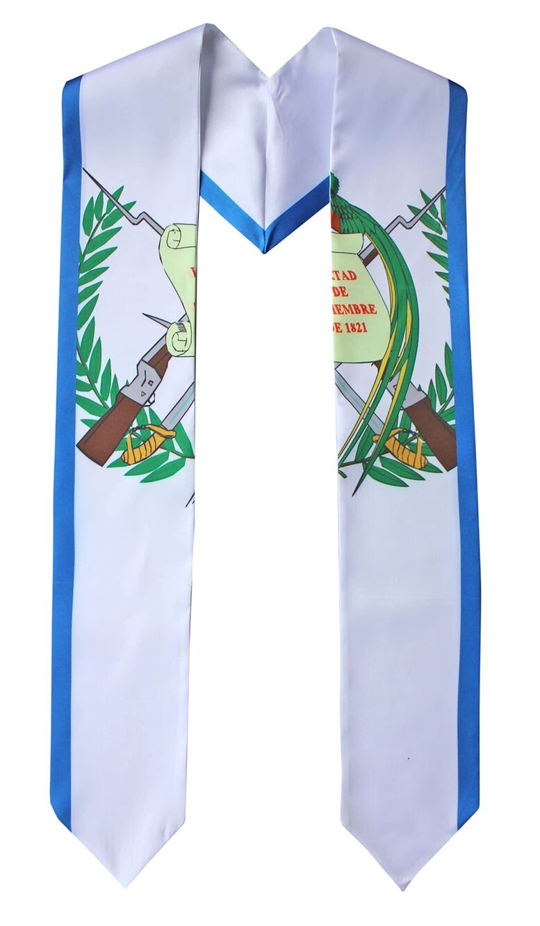 9535 Graduation Country Flag Stole Sash Scarf Graduate Pride Guatemala